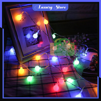 Đèn Led Trang Trí Bóng Tròn Chớp Nháy Bóng Trang Trí Noel Lễ Tết - Hàng chính hãng