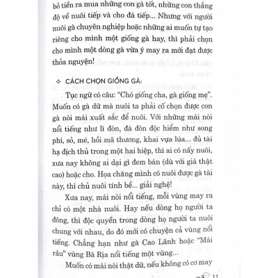 Cách Chọn Gà Đá - Tác Giả Vũ Hồng Anh  - Vanlangbooks