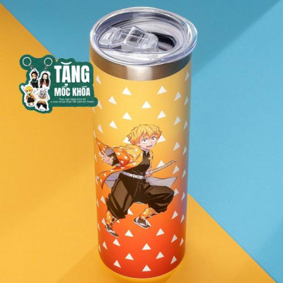 Ly Giữ Nhiệt 650ml Nhân Vật Demon Slayer - Thiên Long TC-001/DS - Zenitsu