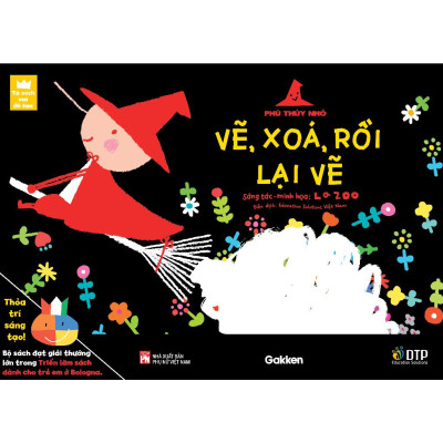 Sách - Tủ Sách Vui Để Học - Phù Thủy Nhỏ - Vẽ, Xóa, Rồi Lại Vẽ