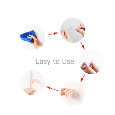 Kẹp Dính Tường Treo Chổi - Cây Lau Nhà, Luôn Gọn Gàng, Sử Dụng, Kẹp Có Miếng Dán Siêu Chắc, Khô Ráo. TakyHome 4028