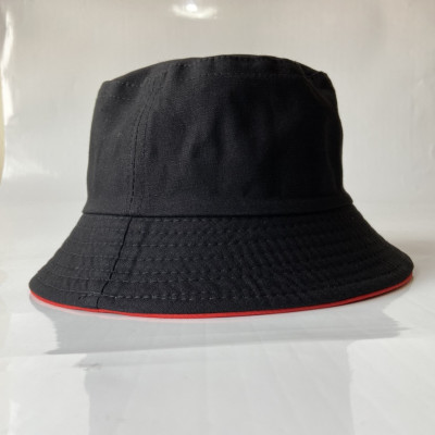 Nón tai bèo đen viền đỏ