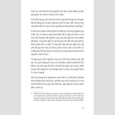 Di Sản Hồ Chí Minh - Sức Mạnh Tư Duy Hồ Chí Minh