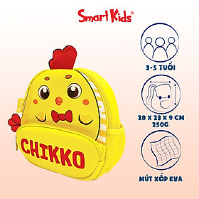 Ba lô Mẫu Giáo Cute Pets-Chikko B-020 Vàng