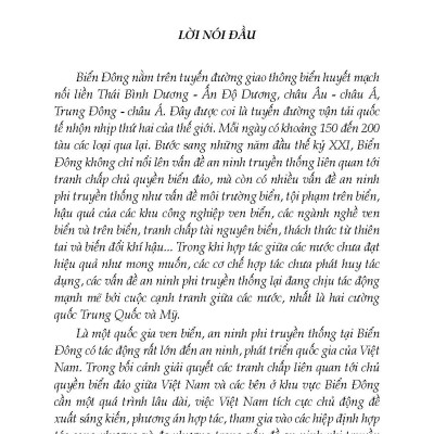 An Ninh Phi Truyền Thống Ở Biển Đông - Cơ Hội Và Vấn Đề Đặt Ra Đối Với Việt Nam