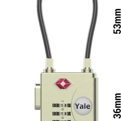 Khóa vali du lịch TSA Yale YTP3/32/350/1