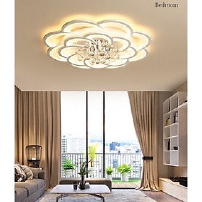 Đèn ốp trần,Đèn mâm Led Hoa Mai có khiển từ xa thay đổi chế độ màu ánh sáng,phù hợp phòng khách hoặc ngủ - Hàng chính hãng Klasse