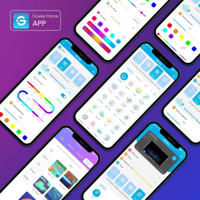 Dây Đèn LED gắn sau màn hình Govee RGBIC Neon TV Backlight H61B2 (45-75") | Nháy theo nhạc hơn 16 triệu màu tuyệt đỉnh