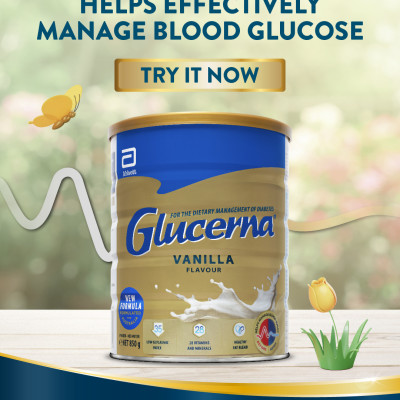 Sữa Glucerna Úc dành cho người tiểu đường, bổ sung dinh dưỡng, cân bằng đường huyết, tạo sức khỏe tim, tăng sức khỏe chung 850gr