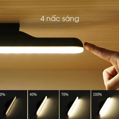 Đèn Bàn Học, Tủ Sách, Phòng Ngủ, Cầu Thang - Đèn Dán Tường Tủ, Bàn Trang Điểm, Cảm Ứng Chạm, Sạc tích điện 2500mAh PP004