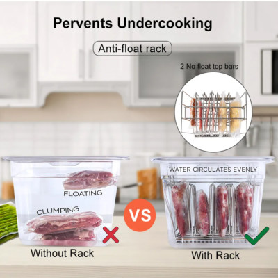 Máy nấu chậm Sous Vide BioloMix SV-8006 thế hệ thứ 2, công suất 1200W - Hàng chính hãng, bảo hành 12 tháng