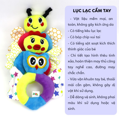 Đồ Chơi Cho Trẻ Sơ Sinh Trẻ Nhỏ Lục Lạc Cầm Tay
