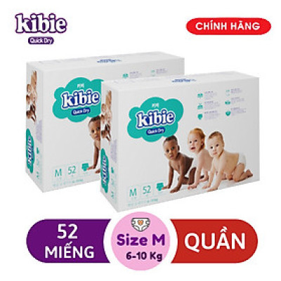 [COMBO 2 BỊCH] Bỉm - Tã quần Kibie Hàn Quốc size M