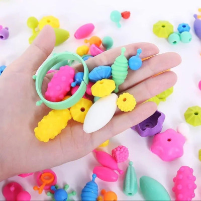 Đồ Chơi Cho Bé Gái, Đồ Chơi Xâu Hạt 550 Chi Tiết, Làm Trang Sức Giúp Bé Tăng Tư Duy Sáng Tạo, Đồ Chơi Trẻ Em HT SYS