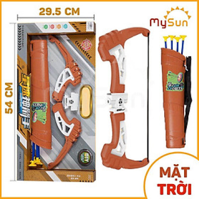 Bộ cây cung đồ chơi nhựa thể thao trẻ em giá rẻ cho bé trai 4 5 6 7 8 9 10 11 12 tuổi.
