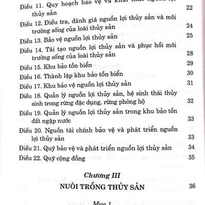 Luật thủy sản
