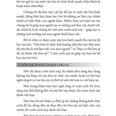 Văn Hóa Trong Tổ Chức - Cách Tạo Ra Một Nơi Mà Mọi Người Thích Làm Việc