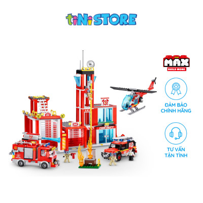 Đồ Chơi Lắp Ráp Trạm Cứu Hóa 976 Mảnh Max Build More 83165