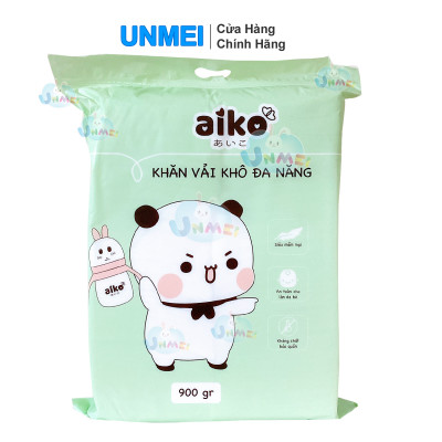 (Túi Lớn Tiết Kiệm) Khăn Khô, Khăn Vải Khô Đa Năng Aiko Bịch 900g (KT:13,5x19cm)