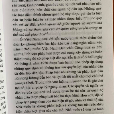Nhập Môn Luật Dân Sự - Sách Chuyên Khảo