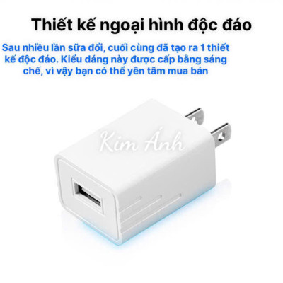 Củ sạc 2A xuất Nhật KFLY (JHX-AC2012), chứng nhận PSE tiêu chuẩn Nhật Bản, dùng thử 30 ngày, bảo hành hàng chính hãng 12 tháng