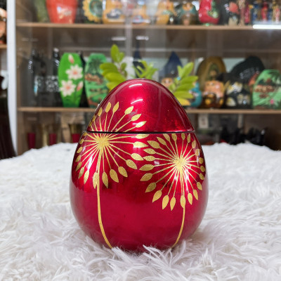 Hủ trứng sơn mài cao cấp đa dạng màu sắc thích hợp đựng đồ vật nhỏ, bánh kẹo, làm quà tặng,...