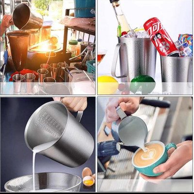 Ca đong định lượng Ca đong có vạch công nghệ CNC dõ nét Inox sus 304 cao cấp 