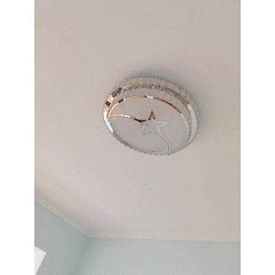 Mâm Ca Sỹ Pha Lê K9 áp trần hình trụ tô điểm buồng nghỉ ,phòng khách .phong cách tối tân ,sang trọng.BH 24 tháng DT