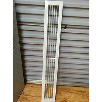 Miệng gió hồi điều hòa âm trần 1000x200 dạng nan bầu dục nhôm sơn tĩnh điện