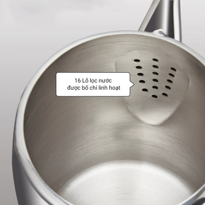 ( HÀNG CAO CẤP ) Bình đựng nước có nắp / Ca inox 2800ml có vòi SUS 304 Hàng dầy sáng bóng dùng mãi mãi ( xem kĩ mô tả sản phẩm )