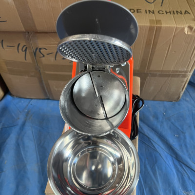 Máy Bào Đá, Máy Bào Đá Tuyết 2 LƯỠI, 2 NẮP Công Suất 300W/500W Thương Hiệu Doron