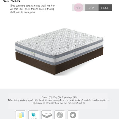 Nệm Swing 1.8m Jang In 1301600001-01