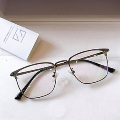 Gọng kính kim loại mắt vuông basic ulzzang Hàn Quốc (Nhiều Màu)