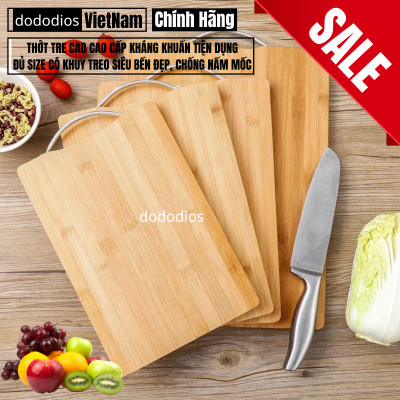 [LOẠI TUYỂN CHỌN XỊN] Thớt Tre Cao Cấp kích thước 30cmx20cm và 24cmx34cm dày 2cm An toàn vệ sinh - Chính hãng dododios
