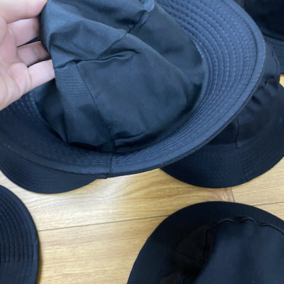Mũ Tai Bèo Bucket Trơn - đen