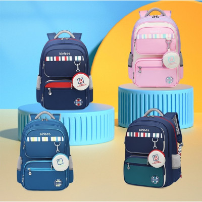 BINBES - B-3558 Balo học sinh Cấp 1 siêu nhẹ, chống gù, chống thấm nước, cặp sách học sinh tiểu học