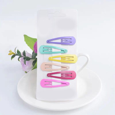 Vỉ 6 kẹp tóc đủ màu mix đồ thêm cá tính ( giao mẫu ngẫu nhiên )