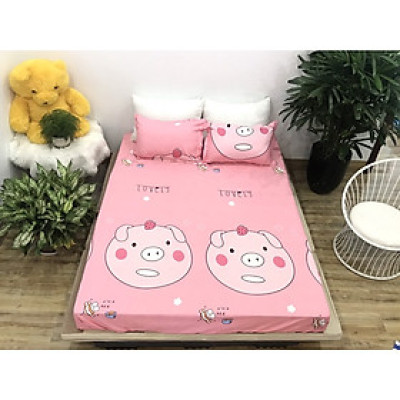 Set Ga Gối 3 món gồm: 1 Ga 2 Vỏ gối Đầu Thương Hiệu DULCETT ( đủ size 1m6 1m8 2m2)