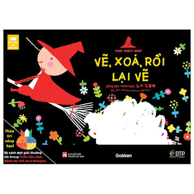 Sách - Tủ Sách Vui Để Học - Phù Thủy Nhỏ - Vẽ, Xóa, Rồi Lại Vẽ