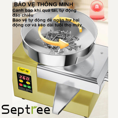 Máy ép dầu ăn thực vật thế hệ thứ 4 hoàn toàn mới thương hiệu Mỹ cao cấp Septree R8S 1100W - Hàng chính hãng