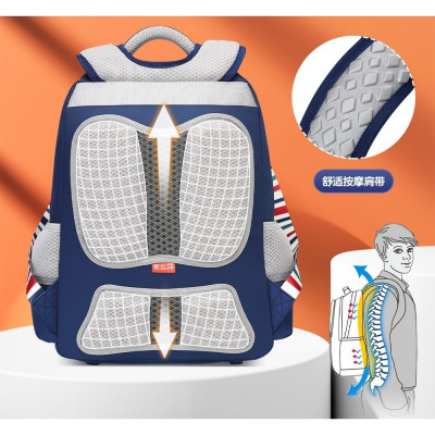 BINBES - B-3558 Balo học sinh Cấp 1 siêu nhẹ, chống gù, chống thấm nước, cặp sách học sinh tiểu học