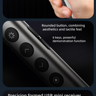 Bút Trình Chiếu Kỹ Thuật Số VSON N39M – Tích Hợp Laser, Bluetooth & USB sử dụng được máy chiếu, tivi, bảng tương tác - Hàng chính hãng