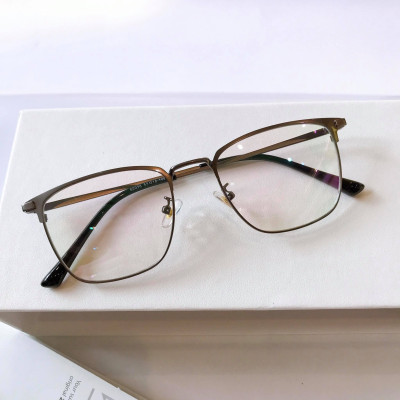 Gọng kính kim loại mắt vuông basic ulzzang Hàn Quốc (Nhiều Màu)