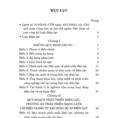 Luật Điện lực năm 2024