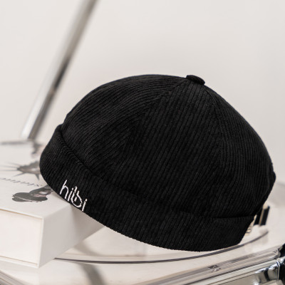 Nón không vành Hibi Sports A008 thêu 2D chữ basic, vải nhung tăm cao cấp