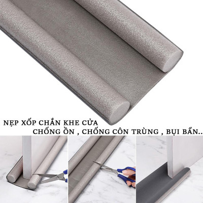 Thanh xốp chắn khe cửa đa năng thông minh