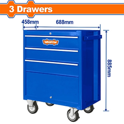 TỦ ĐỰNG DỤNG CỤ 3 NGĂN KÉO 688X458X735M
M WCS2A03 WADFOW - HÀNG CHÍNH HÃNG