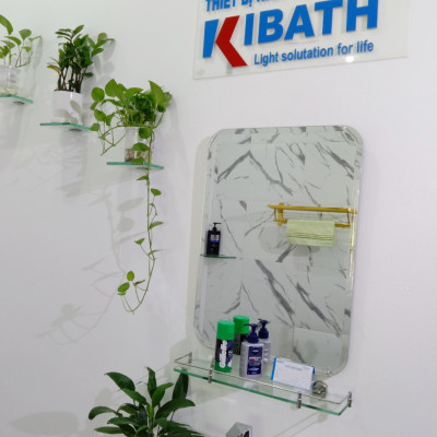 Combo Gương Kệ Kính Cao Cấp Kibath, KB-Combo1
