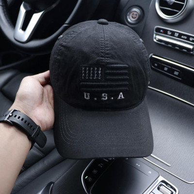 Nón kết, mũ lưỡi trai Cờ Mĩ vải kaki form chuẩn siêu đẹp (Ảnh thật)