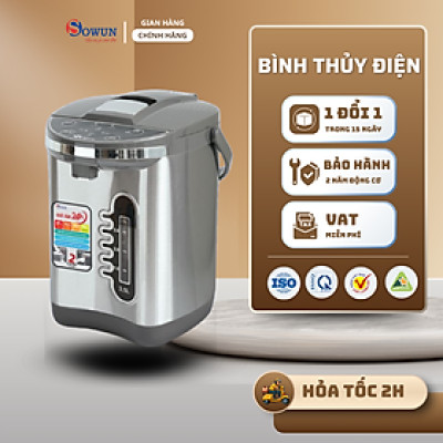 Phích Nước Điện Sowun SW1668 (3.5 Lít) - Bảo Hành 12 Tháng Chính Hãng